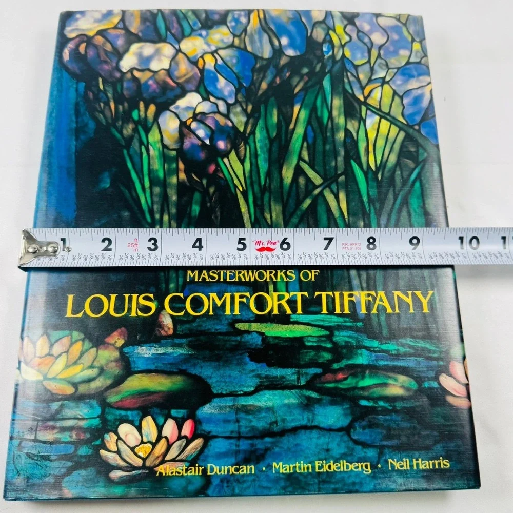 Masterworks of Louis Comfort Tiffany Hardcover Book '89 Art Nouveau Coffee Table